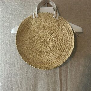 Beachgold Woven Straw Tote Bag